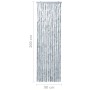 Weißer und grauer Chenille-Moskitonetzvorhang 90x200 cm von vidaXL, Moskitonetze für Fenster - Ref: Foro24-315133, Preis: 61,...