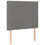Box spring bed mattress and LED lights dark gray fabric 90x200 cm by vidaXL, Beds and slatted bases - Ref: Foro24-3135006, Pr...