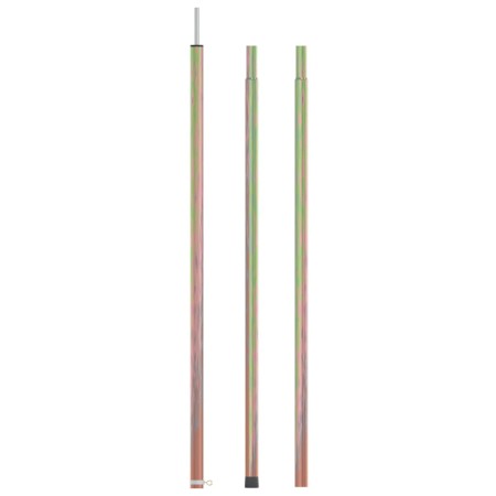 Teleskop-Zeltstange aus verzinktem Stahl 170-255 cm von vidaXL, Zeltstangen und Heringe - Ref: Foro24-315216, Preis: 20,47 €,...