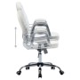Drehbarer Bürostuhl aus weißem Kunstleder von vidaXL, Bürostühle - Ref: Foro24-289362, Preis: 129,47 €, Rabatt: %