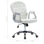 Drehbarer Bürostuhl aus weißem Kunstleder von vidaXL, Bürostühle - Ref: Foro24-289362, Preis: 129,47 €, Rabatt: %