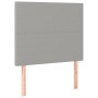 Cama box spring colchón y luces LED tela gris claro 90x190 cm de vidaXL, Camas y somieres - Ref: Foro24-3134677, Precio: 320,...