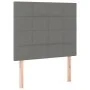 Box spring bed mattress and LED lights dark gray fabric 80x200 cm by vidaXL, Beds and slatted bases - Ref: Foro24-3134830, Pr...