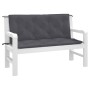 Gartenbankauflagen 2 Stück Anthrazit 120x50x7 cm von vidaXL, Kissen für Stühle und Sofas - Ref: Foro24-315004, Preis: 49,21 €...