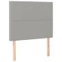 Cama box spring colchón y luces LED tela gris claro 100x200 cm de vidaXL, Camas y somieres - Ref: Foro24-3135333, Precio: 338...