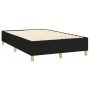 Box spring bed with LED mattress black fabric 120x200 cm by vidaXL, Beds and slatted bases - Ref: Foro24-3135423, Price: 405,...