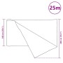 Red de privacidad HDPE negro 1x25 m 75 g/m²