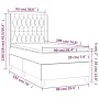 Box spring bed with black synthetic leather mattress 90x190 cm by vidaXL, Beds and slatted bases - Ref: Foro24-3132833, Price...