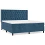 Boxspringbett mit dunkelblauer Samtmatratze 160x200 cm von vidaXL, Betten und Lattenroste - Ref: Foro24-3132871, Preis: 576,8...