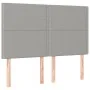 Cama box spring colchón y luces LED tela gris claro 140x200 cm de vidaXL, Camas y somieres - Ref: Foro24-3135357, Precio: 468...