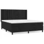 Cama box spring con colchón terciopelo negro 160x200 cm de vidaXL, Camas y somieres - Ref: Foro24-3132929, Precio: 545,64 €, ...