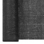 Red de privacidad HDPE negro 1x50 m 150 g/m²
