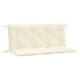 Gartenbankauflagen 2 Stück cremeweiß 120x50x7 cm von vidaXL, Kissen für Stühle und Sofas - Ref: Foro24-315006, Preis: 43,14 €...