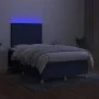 Boxspringbett mit Matratze und LED-blauem Stoff 120x200 cm von vidaXL, Betten und Lattenroste - Ref: Foro24-3135267, Preis: 4...