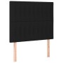 Cama box spring colchón y luces LED tela negro 90x200 cm de vidaXL, Camas y somieres - Ref: Foro24-3135567, Precio: 307,42 €,...
