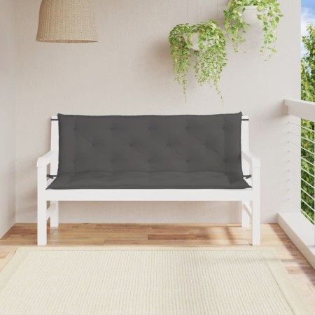 Gartenbankauflagen 2 Stück Anthrazit 150x50x7 cm von vidaXL, Kissen für Stühle und Sofas - Ref: Foro24-315016, Preis: 79,03 €...
