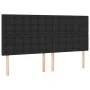 Box spring bed with mattress and LED black synthetic leather 180x200 cm by vidaXL, Beds and slatted bases - Ref: Foro24-31359...