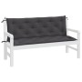 Gartenbankauflagen 2 Stück Anthrazit 150x50x7 cm von vidaXL, Kissen für Stühle und Sofas - Ref: Foro24-315016, Preis: 79,03 €...