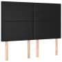 Box spring bed with mattress and LED black synthetic leather 140x200 cm by vidaXL, Beds and slatted bases - Ref: Foro24-31358...