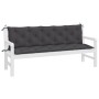 Gartenbankauflagen 2 Stück Anthrazit 180x50x7 cm von vidaXL, Kissen für Stühle und Sofas - Ref: Foro24-315028, Preis: 70,28 €...
