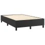 Box spring bed with mattress and LED black synthetic leather 120x200 cm by vidaXL, Beds and slatted bases - Ref: Foro24-31359...