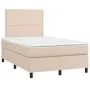 Boxspringbett LED Matratze Cappuccino Kunstleder 120x200cm von vidaXL, Betten und Lattenroste - Ref: Foro24-3135878, Preis: 3...