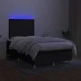 Box spring bed with LED mattress black fabric 120x200 cm by vidaXL, Beds and slatted bases - Ref: Foro24-3135263, Price: 406,...