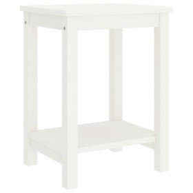 Mesita de noche madera maciza de pino blanco 35x30x47 cm Mesita de noche madera maciza de pino blanco 35x30x47 cm