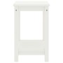 Mesita de noche madera maciza de pino blanco 35x30x47 cm