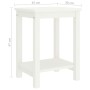 Mesita de noche madera maciza de pino blanco 35x30x47 cm