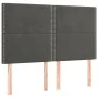Cama box spring colchón y LED terciopelo gris oscuro 140x200 cm de vidaXL, Camas y somieres - Ref: Foro24-3136066, Precio: 45...