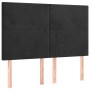 Boxspringbett mit Matratze und LED-Samt in Schwarz, 140 x 200 cm von vidaXL, Betten und Lattenroste - Ref: Foro24-3136007, Pr...
