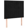 Boxspringbett mit Matratze und LED-Samt in Schwarz, 80 x 200 cm von vidaXL, Betten und Lattenroste - Ref: Foro24-3136211, Pre...