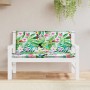 Cojines para banco de jardín 2 uds tela multicolor 120x50x7 cm by vidaXL, Cushions for chairs and sofas - Ref: Foro24-361692,...