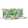 Cojines para banco de jardín 2 uds tela multicolor 120x50x7 cm by vidaXL, Cushions for chairs and sofas - Ref: Foro24-361692,...