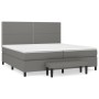 Box spring bed with dark gray fabric mattress 200x200 cm by vidaXL, Beds and slatted bases - Ref: Foro24-3136542, Price: 724,...