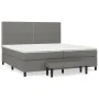 Box spring bed with dark gray fabric mattress 200x200 cm by vidaXL, Beds and slatted bases - Ref: Foro24-3136542, Price: 730,...