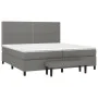 Box spring bed with dark gray fabric mattress 200x200 cm by vidaXL, Beds and slatted bases - Ref: Foro24-3136542, Price: 730,...