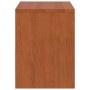Mesitas de noche 2 uds madera de pino marrón miel 35x30x40 cm