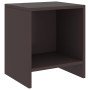 Mesitas de noche 2 uds madera de pino marrón oscuro 35x30x40 cm en Mesitas de noche | Comprar online en Foro24