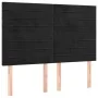 Box spring bed with mattress and LED black velvet 140x190 cm by vidaXL, Beds and slatted bases - Ref: Foro24-3136181, Price: ...
