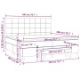 Boxspringbett mit schwarzer Stoffmatratze 200x200 cm von vidaXL, Betten und Lattenroste - Ref: Foro24-3136623, Preis: 756,41 ...