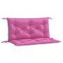 Cojines para banco de jardín 2 uds tela rosa 100x50x7 cm von vidaXL, Kissen für Stühle und Sofas - Ref: Foro24-361676, Preis:...