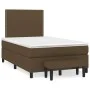 Box spring bed with dark brown fabric mattress 120x200 cm by vidaXL, Beds and slatted bases - Ref: Foro24-3136504, Price: 435...