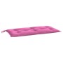 Cojines para banco de jardín 2 uds tela rosa 100x50x7 cm von vidaXL, Kissen für Stühle und Sofas - Ref: Foro24-361676, Preis:...