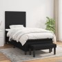 Boxspringbett mit schwarzer Stoffmatratze 90x200 cm von vidaXL, Betten und Lattenroste - Ref: Foro24-3136407, Preis: 384,02 €...