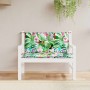 Cojines para banco de jardín 2 uds tela multicolor 100x50x7 cm by vidaXL, Cushions for chairs and sofas - Ref: Foro24-361673,...