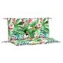 Cojines para banco de jardín 2 uds tela multicolor 100x50x7 cm by vidaXL, Cushions for chairs and sofas - Ref: Foro24-361673,...