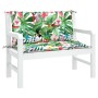 Cojines para banco de jardín 2 uds tela multicolor 100x50x7 cm by vidaXL, Cushions for chairs and sofas - Ref: Foro24-361673,...