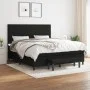 Box spring bed with black fabric mattress 160x200 cm by vidaXL, Beds and slatted bases - Ref: Foro24-3136447, Price: 600,96 €...